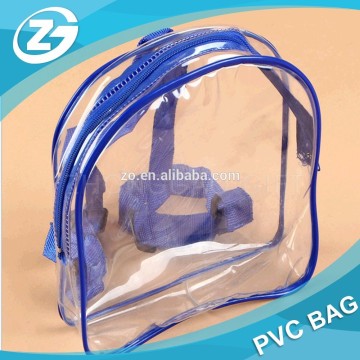 2015 China Plastic PVC kids' transparent backpack