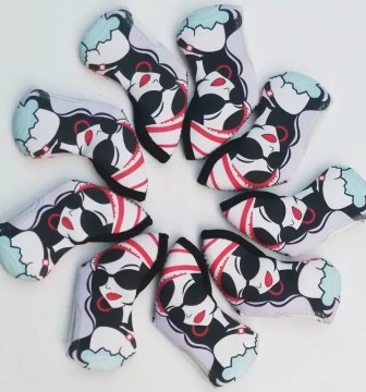 Golf putter cover China manufacturer PU leather golf club headcover