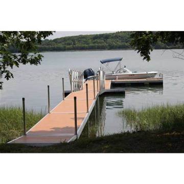 Durable Portable Aluminum Lake Docks Removable Boat Dock