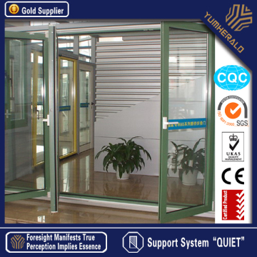 Aluminium glazing external folding doors