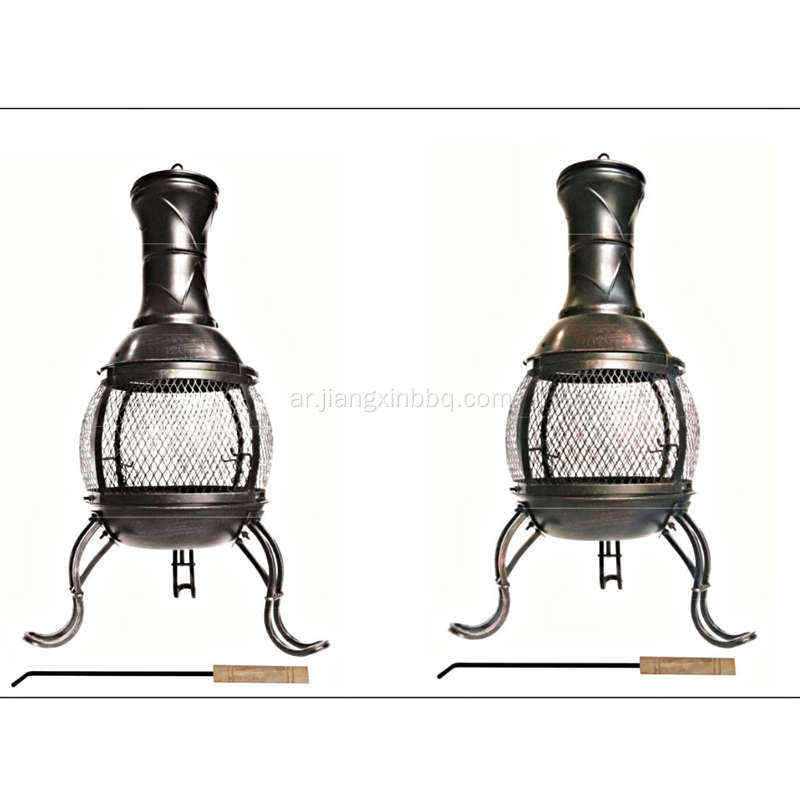 سخان الفناء Brazier Garden Stove Chiminea BBQ