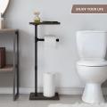 Tempat taruhan tisu berdiri bebas untuk toilet