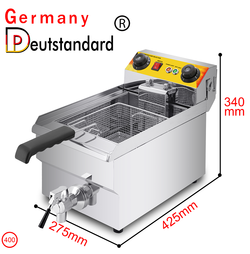 Electric Deep11L Fryer with single sifter