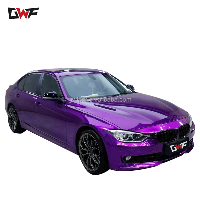 Película de envoltura de autos metálicos morados