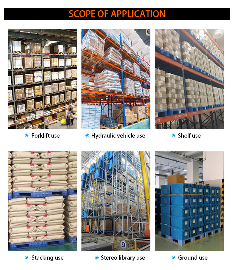 KL virgin plastic pallet logistics Grid plastic tray use to Forklift plastic pallet, fold pallet/