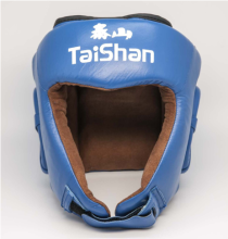 Boxing head guard, for competition and training AIBA approved leather (surface)high energy absorbing EVA foam liner