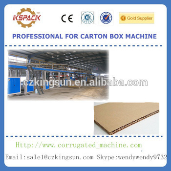 5 layer corrugated cardboard production line