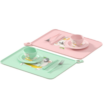 Custom Cute Cartoon PlaceMats dla dzieci podniesionymi krawędziami