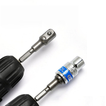 Extended Impact Grade Socket Adapter Set: Socket to Drill Adapter for Impact Drivers