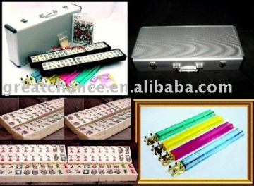 New Alum Diamond Case American Mahjong Mah Jongg Set166