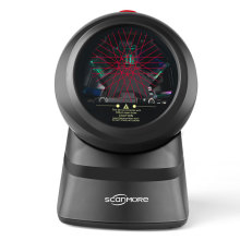 Long range 1D wired omnidirectional laser barcode scanners