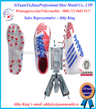 Outdoor Football Soccer Shoe Soles moulds, PVC Soccer Shoe Soles moulds, PVC no air blowing outsole moulds