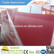 Natural Crystal Sparkle Red Artificial Quartzite Slab