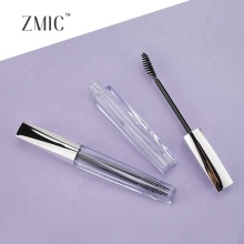 Silver Clear Mascara Tube with Classic Design - 8ml Plastic Mascara Bottle Packaging