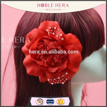 Raw material artificial flowers blank hair clips material elite hair clips