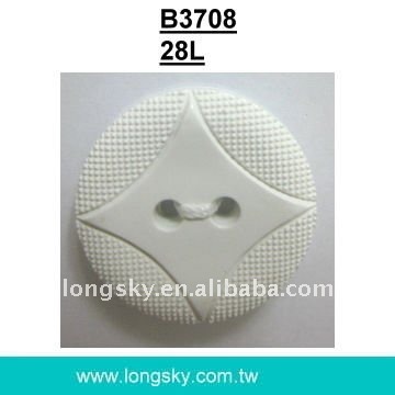 fashion white decorative sewing button (#B3708-28L)