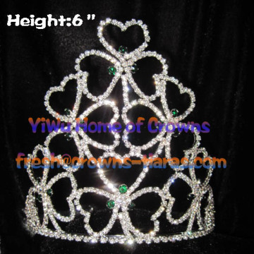 Wholesale Crystal Shamrock Crowns