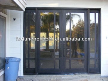 wrought iron entrance door