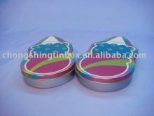 Cute ice cream shape mints tin box
