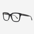 Square Full-rim Acetate Unisex Optical Frames 23A3158