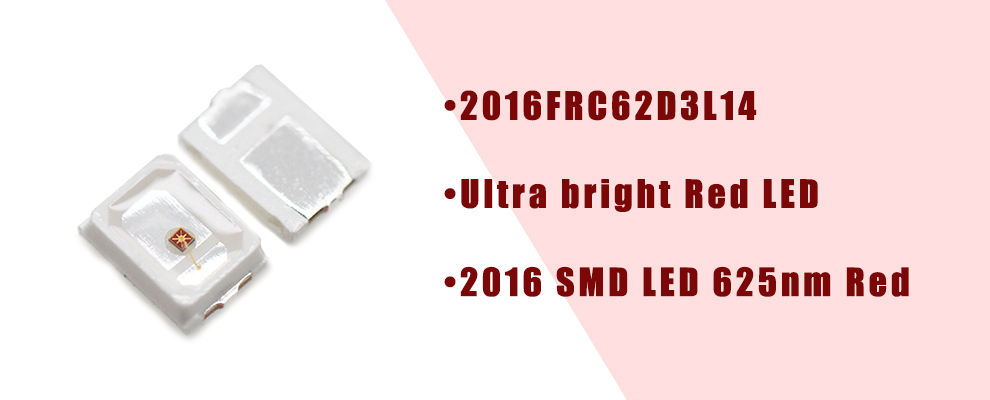 2016FRC62D3L14 2016 SMD LED Red SMD LED 625nm LED 620nm LED