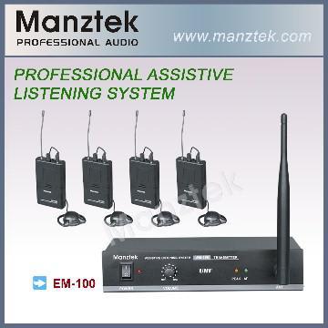 EM-100 Wireless Ear Monitor / Assistive Listening System