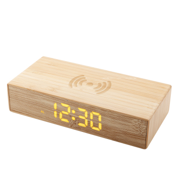 15W Wireless Charging Dock with Alarm and Clock