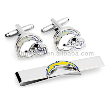 fashion cufflinks and tie clip set