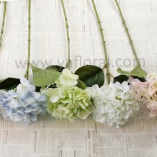 High quality hand feeling latex artificial hydrangea cheap artificial hydrangea arrangements uk