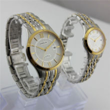 Sapphire Glass Stainless Steel Mens Watches For Couples
