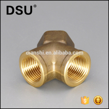Brass Female Y Type Fitting Three Way Female Thread Brass Y connector