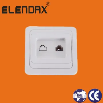 European Style RJ45 Socket (Internet numeric socket) (F2011)