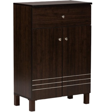 Modern Shoe Cabinet with 2 Doors and Drawer