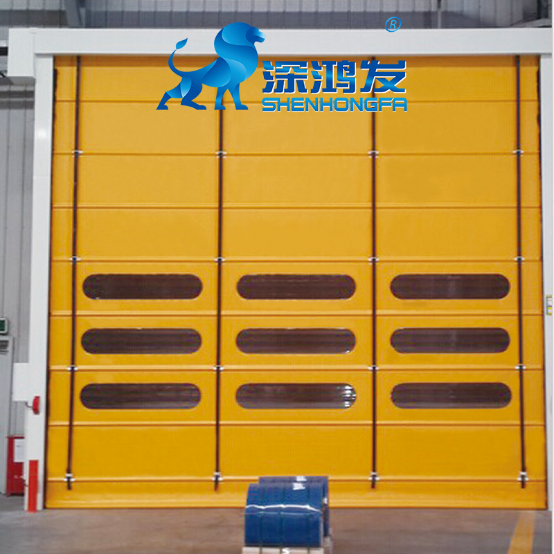 Industrial PVC Rapid Rolling Shutter Door