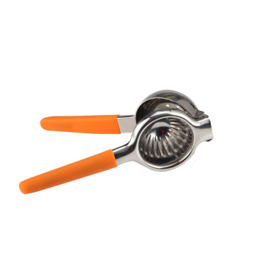 Stainless Steel Lemon Squeezer with Silicone Handles