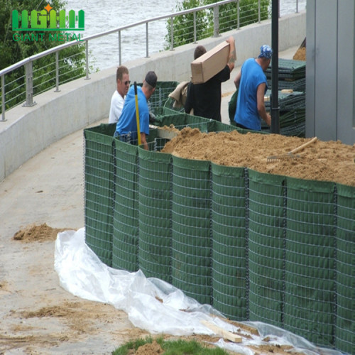 Nhà máy Heavy Duty PVC tráng Hesco Barrier