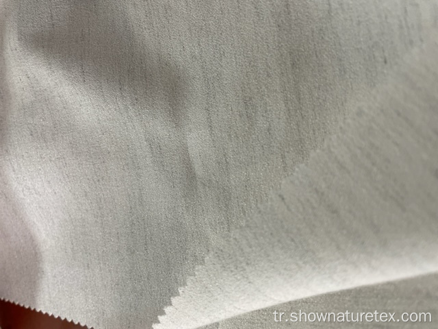 Polyester Rayon Spandex Slüp Etkisi Lady&#39;s için krep kumaş