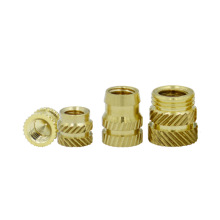 Threaded Knurled Brass Insert Nut For Plastic