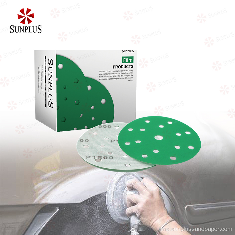 Pelacur Belt Sandpaper Auto Body Polishing Green Film