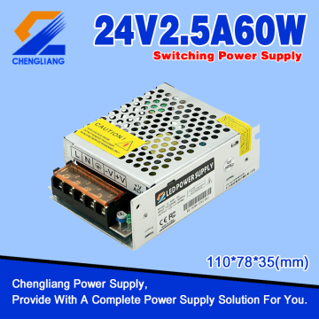 24V 60W LED Driver For LED Strip