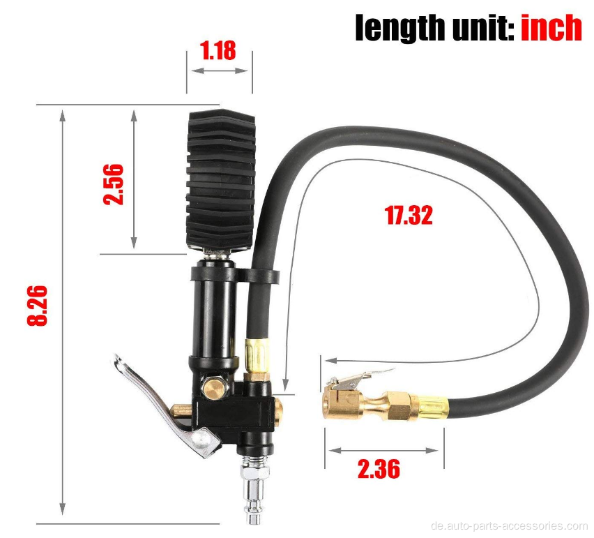 LED Light Digital Tire Inflatorsanzeige