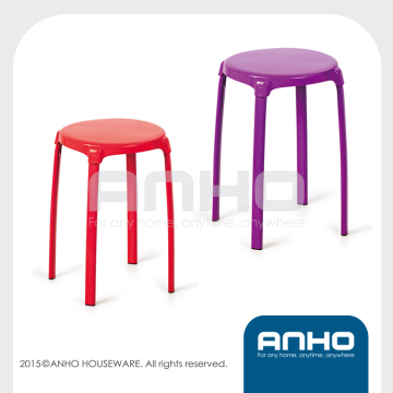 Round bathroom plastic stool