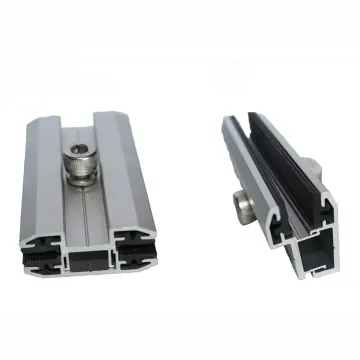 Anodized Aluminium Frameless Solar Panel Mounting Clamps