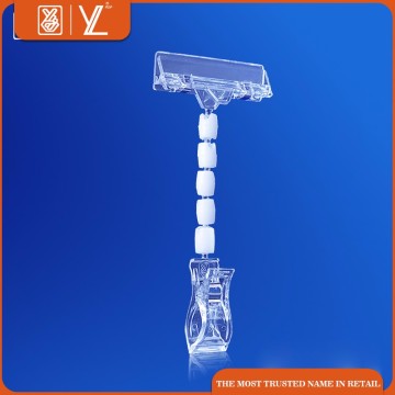 plastic advertising pop clips display products supplier