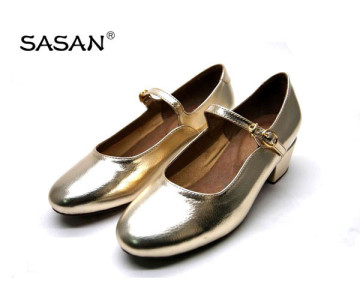Patent Gold Character Dance Shoes Flamenco Dance Shoes Girl Dance Shoes S7070