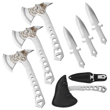 Werfen von Äxten und Tomahawks 3 -Pack -Set