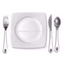silver plated plastic cutlery/electroplate cutlery