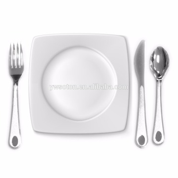 silver plated plastic cutlery/electroplate cutlery