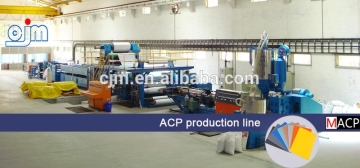 CJM best quality acp machinery, high speed acp line