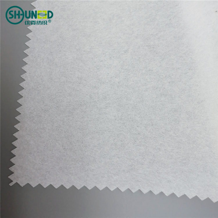 SGS Wet Laid Embroidery Backing Paper Tear Away Non Woven Fabric Roll for Embroidery Products